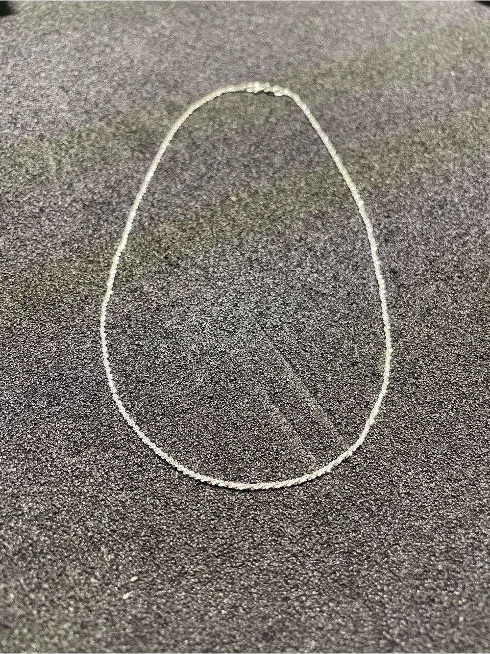 Sterling Silver Twisted Rope Necklace - Silver